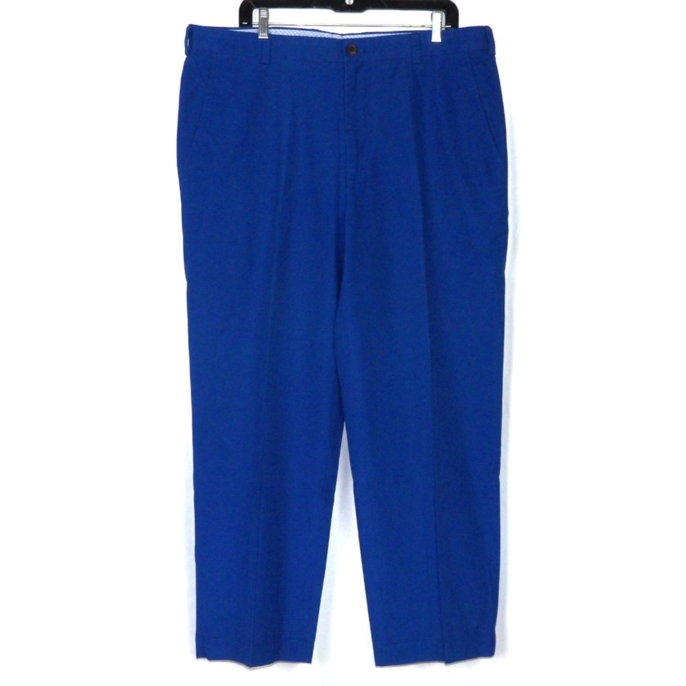 Brooks Brothers 100% Cotton Blue CLARK Straight Leg Chino Pants Men's 38 X 30
